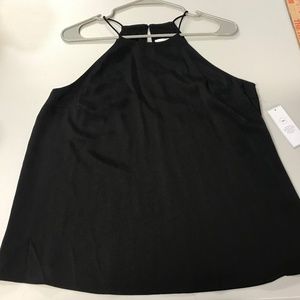 NWT MADISON GREY  Sleeveless  Blouse Black  Size Small lined!!